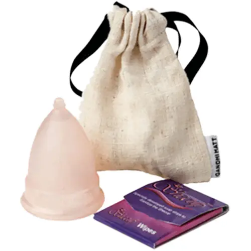 Menstrual cup - She cup - Regular - Pre child birth + Up to 30 years -28 ml capacity - Knob type stem