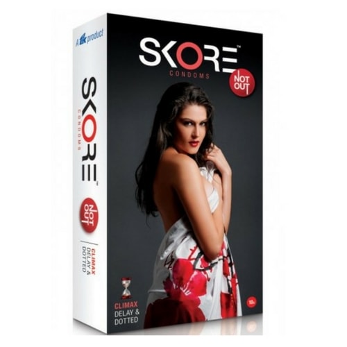 Buy Skore Not out Climax delay condom with Privacy