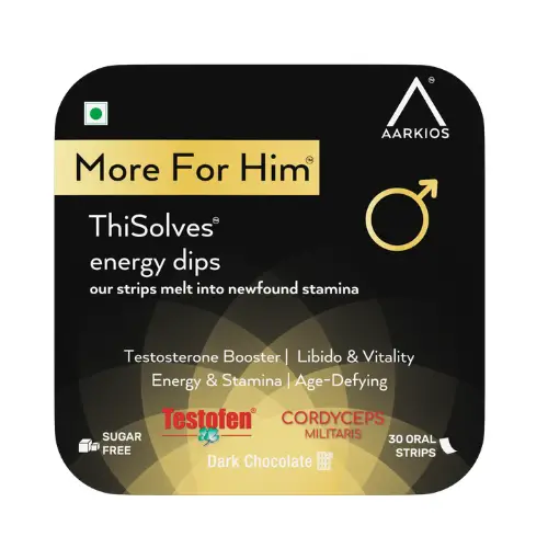 Aarkios More For Him - 30 Oral Strips -To Enhance Energy & Stamina