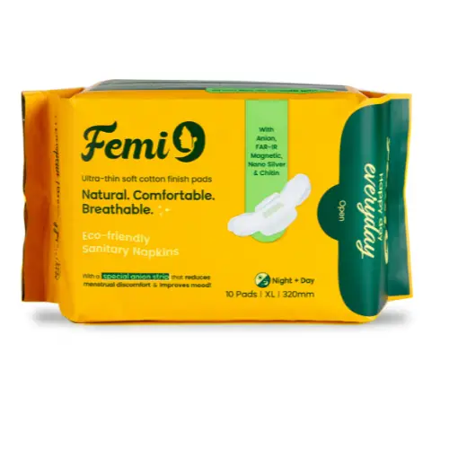 FEMI9 Anion pads Sanitary Napkin 320mm - 10 pads