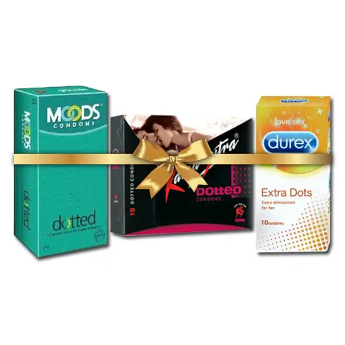 Extra Dotted Condoms Combo