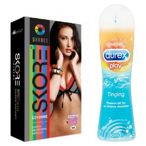 Skore Condom and Durex Lube Combo