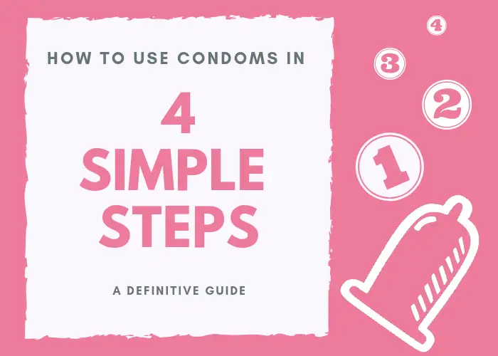 Condoms - how to use them in 4 simple steps