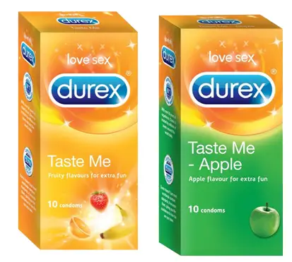 Durex coloured condoms