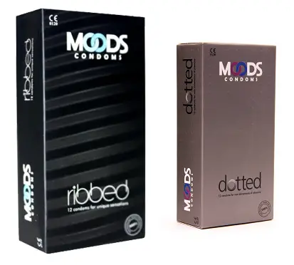 Moods coloured condoms