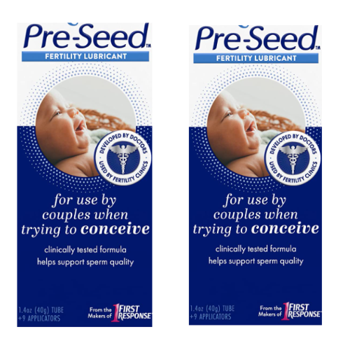 Pre-seed fertility friendly lubricant- pack of 2