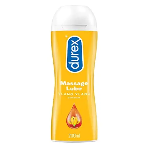 Durex Play Massage Sensual Intimate Lube - 200ml Massage Gel with Ylang Ylang