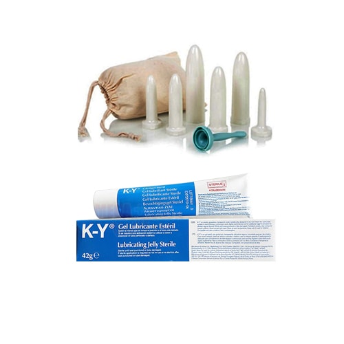 Vaginismus Vaginal Dilator Set & KY Jelly Personal Lubricant