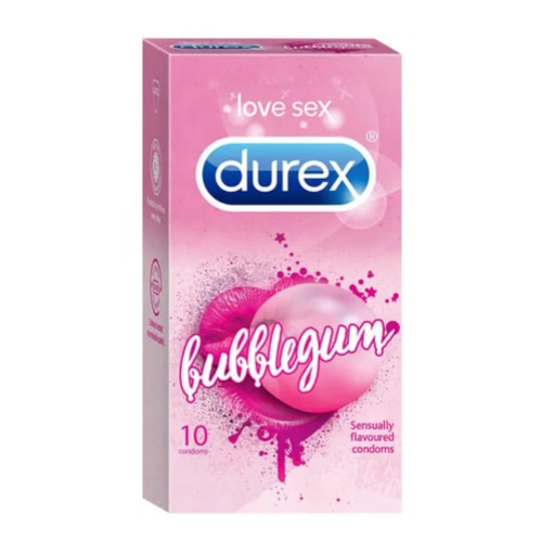Durex Bubblegum Sensually Flavoured Condom 10s pack