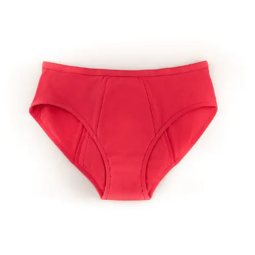 Leakproof & Reusable Metallic Maroon Period Underwear For Teenager Gir –  D'chica