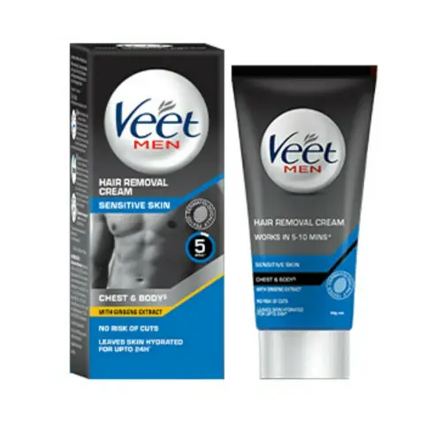 Veet Hair Removal Cream for Men, Sensitive Skin - 50 gm