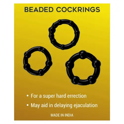 Beaded Cock Rings