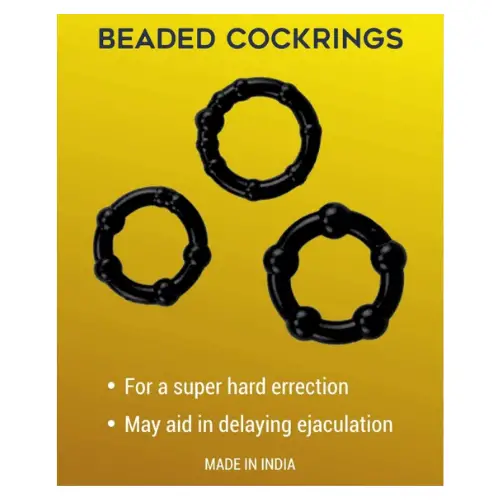 Kamajoy Beaded Cock Rings, Buy Cock Rings for men Online