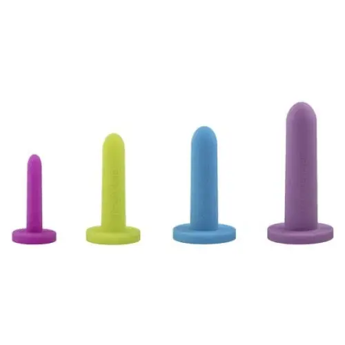 Intimate Rose Small Vaginal Silicone Dilators Set - Pack of 4 Different Sizes