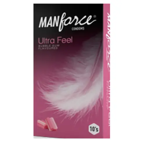 MANFORCE Super Thin ULTRA FEEL BubbleGum Flavour condoms