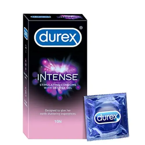 Durex Intense ribbed and dotted 10s condoms