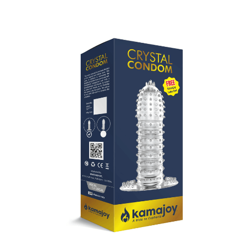 Kamajoy Crystal Condoms Reusable condom Skin Brown colour