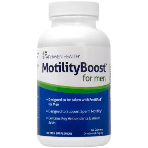 Sperm Motility Boost for Men - Motility Boost 60 capsules - Made in USA