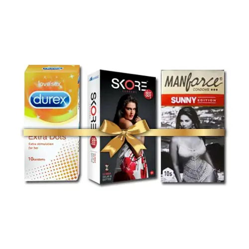 Manforce Sunny Edition and Durex Extra Dotted Condoms