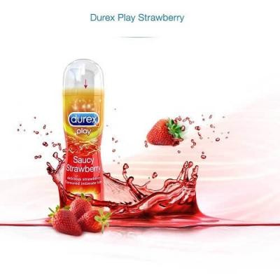 Durex strawberry flavour lubes - 50ml