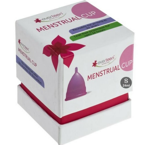 Everteen Menstrual cup - Small - Solid tube stem