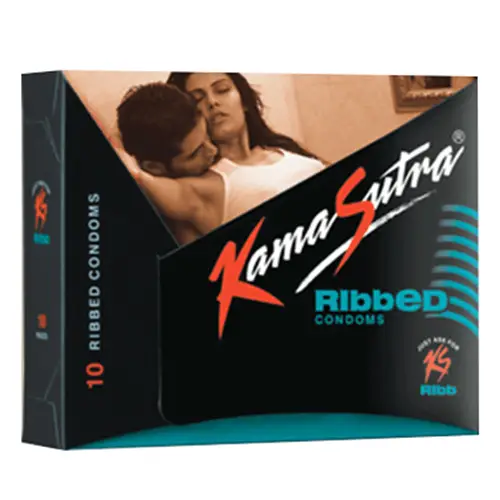 Kamasutra ribbed condom 12s x 2