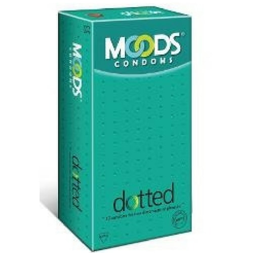 Moods dotted condoms (12s) - For all round pleasure