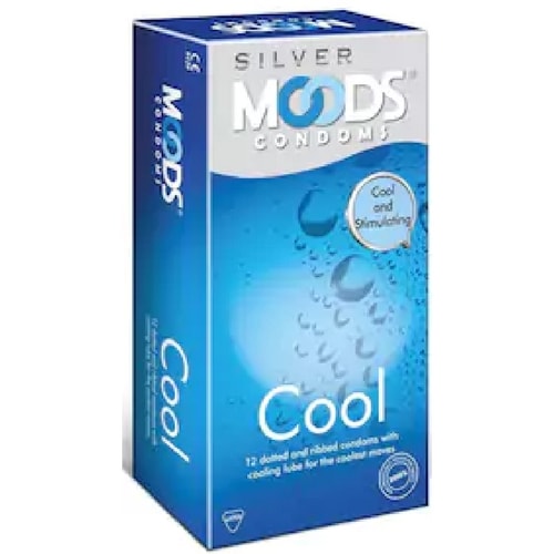 Moods silver cool condom 12