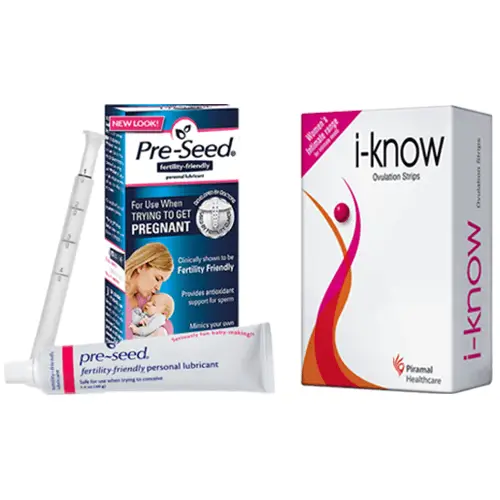 Pre-seed fertility friendly lubricant + i-know ovulation test kit