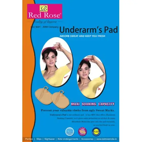 Reusable under arms pad - 1 pack of 4 pairs