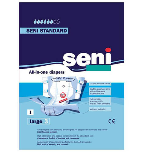 Buy SENI STANDARD AIR EXTRA LARGE a10 online in india at shycart
