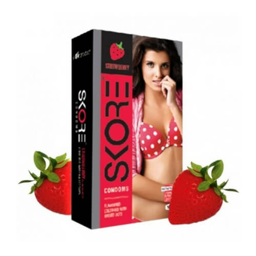 Skore strawberry condoms