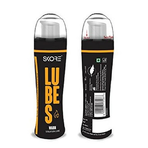 Skore Warm Sensation Lubes - 50ml - Skin Friendly Water Based Lubricant