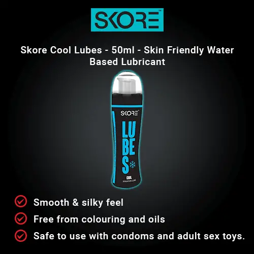 Skore Cool Lubes - 50ml - Skin Friendly Water Based Lubricant