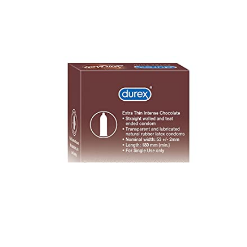 Durex Extra thin Intense Chocolate 10s condoms